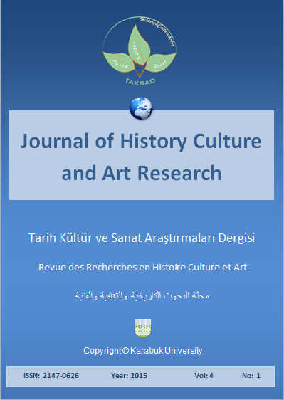 					View Vol. 4 No. 1 (2015): Journal of History Culture and Art Research
				