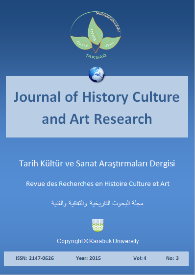 					Cilt 4 Sayı 3 (2015): Journal of History Culture and Art Research 4 (3) Gör
				