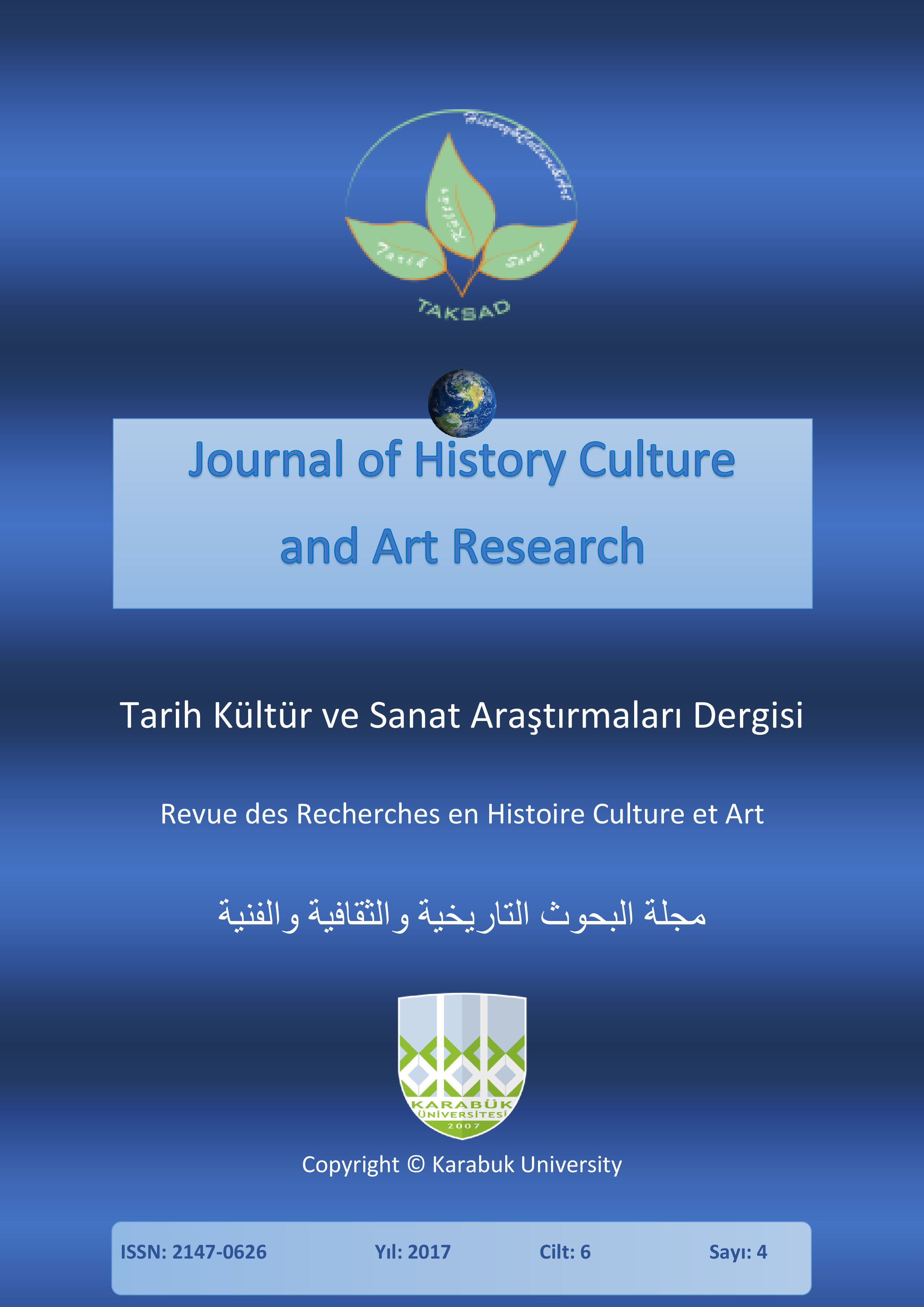 					View Vol. 6 No. 4 (2017): Journal of History Culture and Art Research 6(4)
				