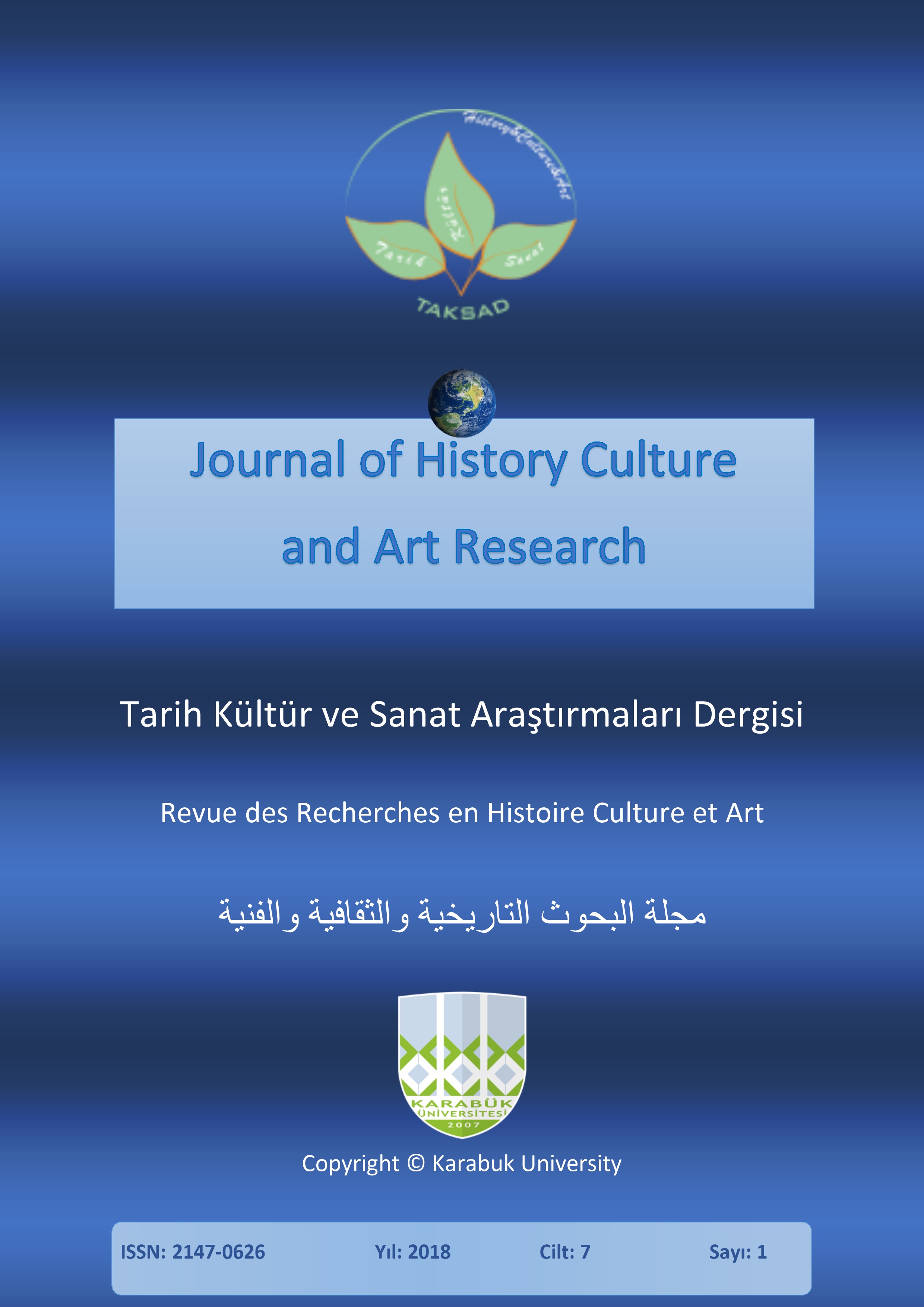 					View Vol. 7 No. 1 (2018): Journal of History Culture and Art Research 7(1)
				